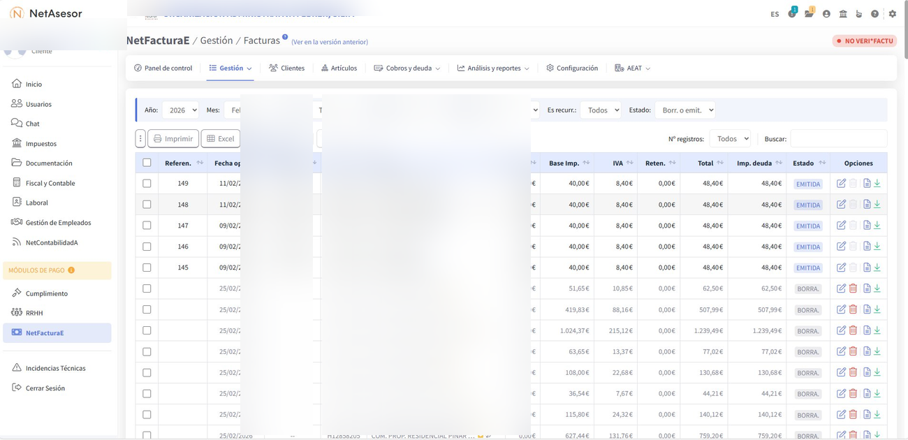 NetFacturaE Gestión