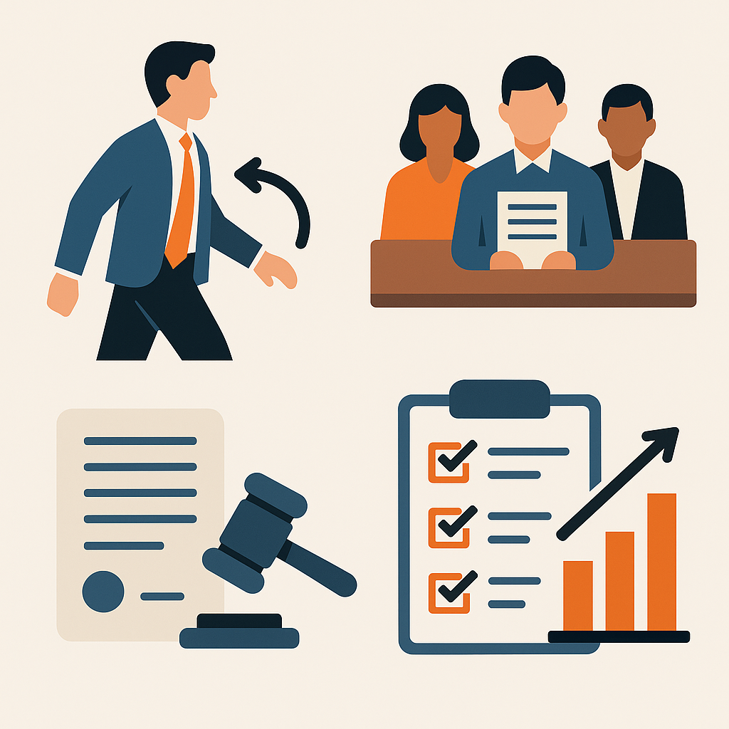 ¿Qué pasos pueden dar los socios cuando el administrador abandona sus tareas?